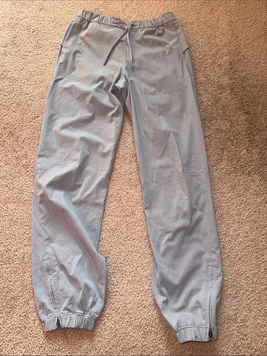 lululemon athletica Pants - Lululemon Women’s Light Blue/Gray Drawstring Jogger Pants